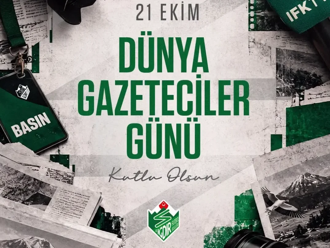 21 Ekim Dünya Gazeteciler Günü’nü kutluyoruz.