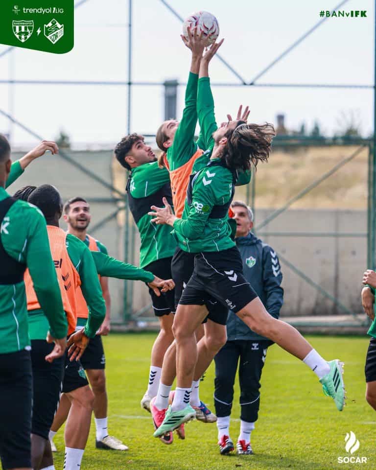 Bandırmaspor maçının hazırlıklarını tamamladık.